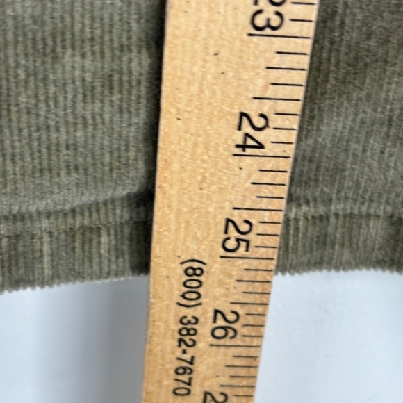 VTG 90s Sag Harbor Corduroy Jacket L Green Chore Coat Fall Retro Gilmore Friends - Picture 6 of 9